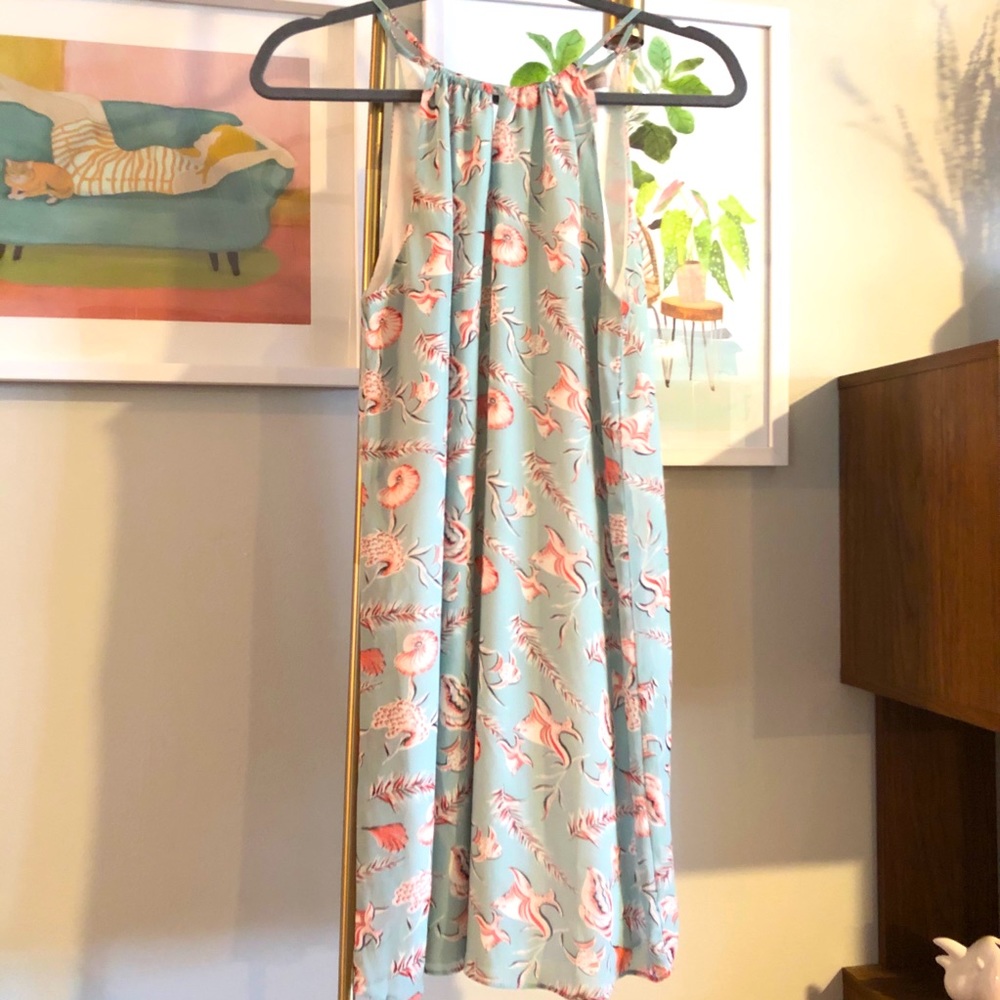 F21 SEA PRINT DRESS